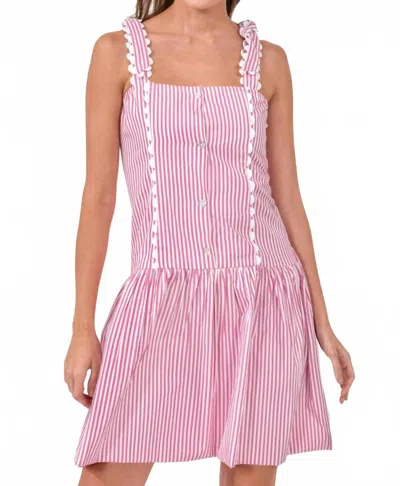 Gretchen Scott Ric Roc And Roll Dress In Stripe Pink