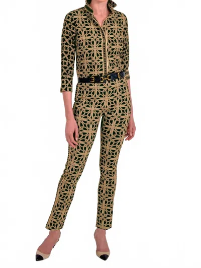 Gretchen Scott Ring Toss Gripless Pull On Pants In Black In Brown