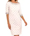 Gretchen Scott Rocket Girl Dress In White/silver In Multi