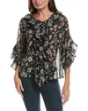 Gretchen Scott Rufflestiltskin Blouse In Black
