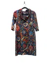 Gretchen Scott Ruffneck Dress In Navy In Multi