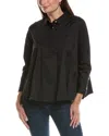Gretchen Scott Seamed Top In Black