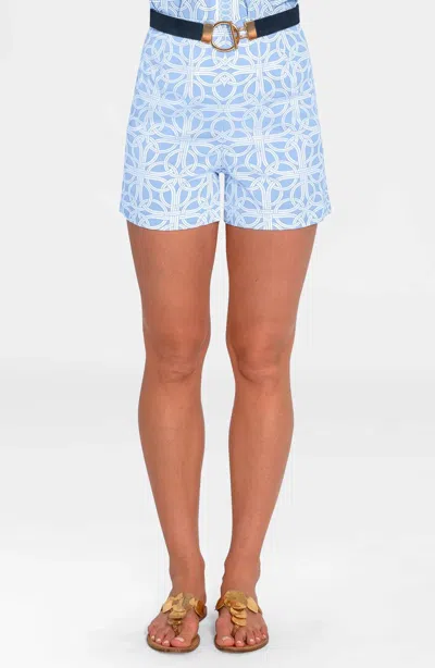 Gretchen Scott Shorty Ring Toss Short In Periwinkle In Blue