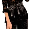 Gretchen Scott Signature Tunic In Luxe Leaf Velvet In Multi