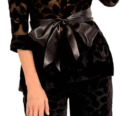 Gretchen Scott Signature Tunic In Luxe Leaf Velvet In Multi