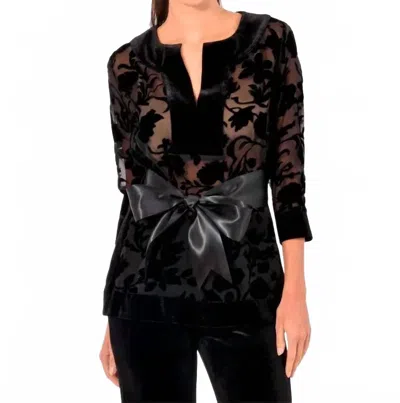 Gretchen Scott Signature Tunic Top In Black