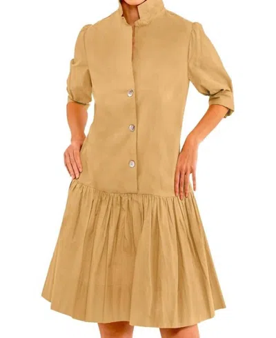 Gretchen Scott So Sweet Dress In Khaki In Neutral