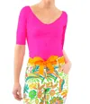Gretchen Scott Softest Short Sleeve T-shirt In Pink In Pink