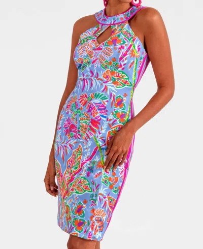 Gretchen Scott Sublime Dress In Peri In Blue