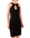 Gretchen Scott Sublime Dress In Solid Black In Multi
