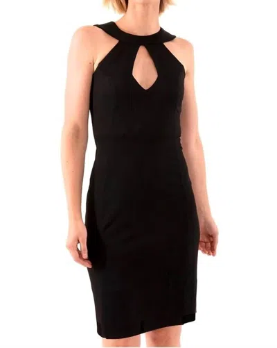 Gretchen Scott Sublime Dress In Solid Black In Multi