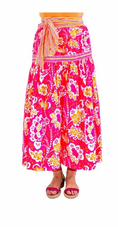 Gretchen Scott Summer Dreaming Skirt-flora In Pink Multi