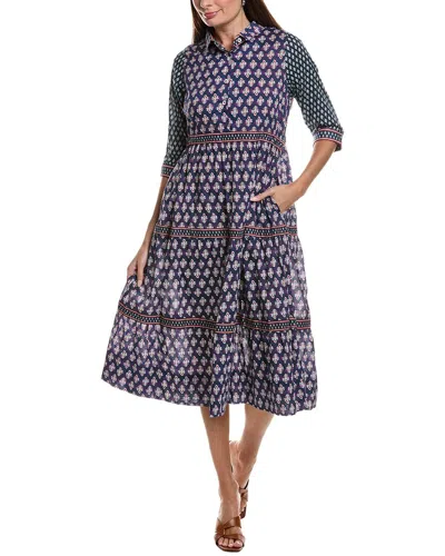 Gretchen Scott Tear It Up Midi Dress In Purple