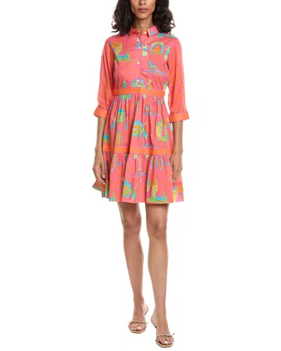 Gretchen Scott Tear It Up Palanquin Party Dress In Pink