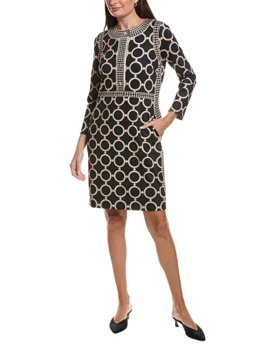 Gretchen Scott Trimmed Up Dress In Black