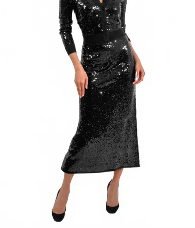 Gretchen Scott Twinkle Maxi Skirt In Black