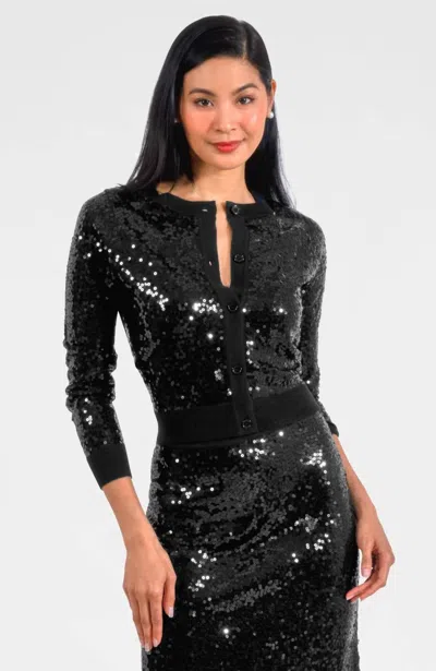 Gretchen Scott Twinkle Sweater In Black