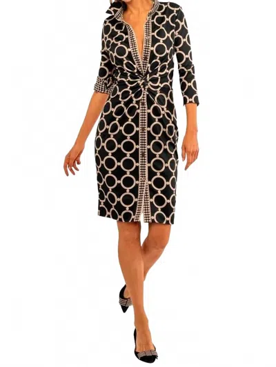 Gretchen Scott Twist & Shout Dress In Black