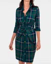 Gretchen Scott Twist And Shout Dress In Plaidly Cooper In Multi