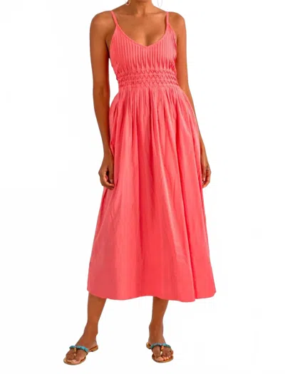 Gretchen Scott Venus Goddess Of Love Dress In Coral In Burgundy