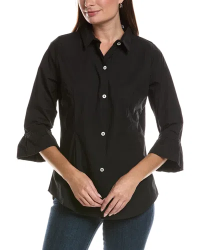 Gretchen Scott Wash Wear Priss Blouse In Black