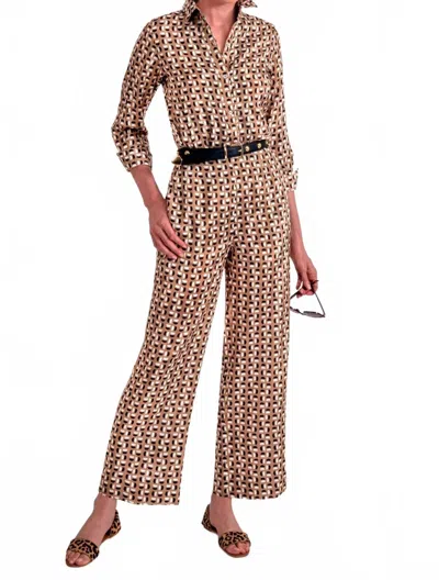 Gretchen Scott Waxing Crescent Pant In Khaki In Green
