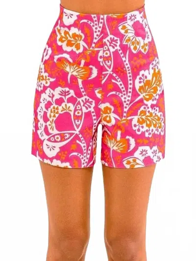 Gretchen Scott Women's Shorty Shorts In Orange/pink