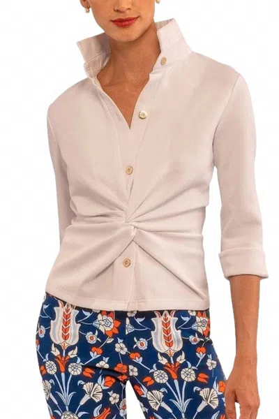 Gretchen Scott Women's Twist Shout Top In White