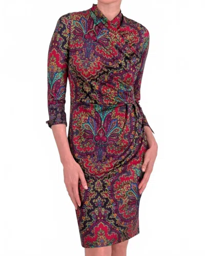 Gretchen Scott Wrapsody Midi Dress In Passion Paisley In Multi