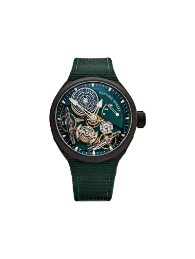 Greubel Forsey 2024 Unworn Double Balancier Convexe 42mm In Green