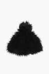 Grevi Eco-fur Beanie With Pom-pom