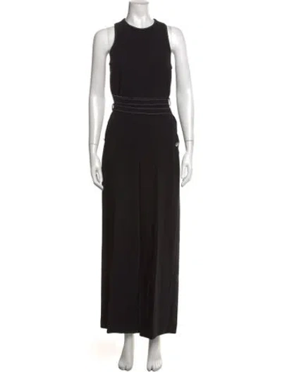 Pre-owned Grey By Jason Wu Crew Neck Jumpsuit In Black