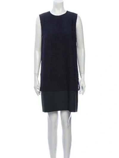 Pre-owned Grey By Jason Wu Crew Neck Mini Dress In Multi