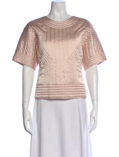 Pre-owned Grey By Jason Wu Crew Neck Short Sleeve Top In Pink