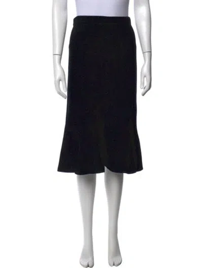 Pre-owned Grey By Jason Wu Midi Length Skirt In Black