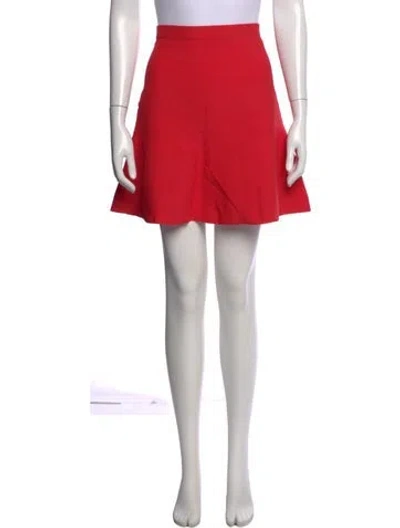 Pre-owned Grey By Jason Wu Mini Skirt In Red