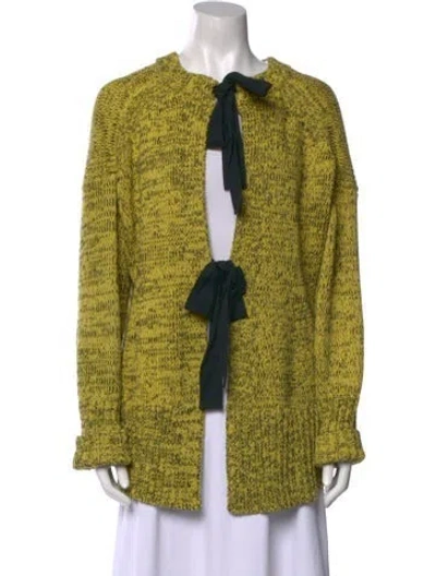 Pre-owned Grey By Jason Wu Open Front Sweater In Multi