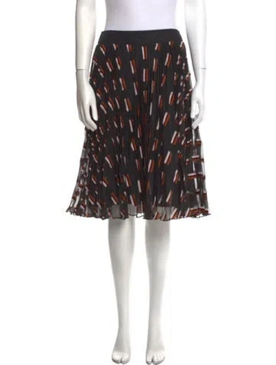 Pre-owned Grey By Jason Wu Printed Knee-length Skirt In Black