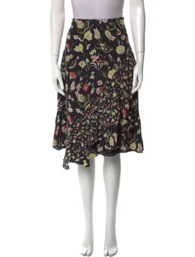 Pre-owned Grey By Jason Wu Silk Knee-length Skirt In Blue