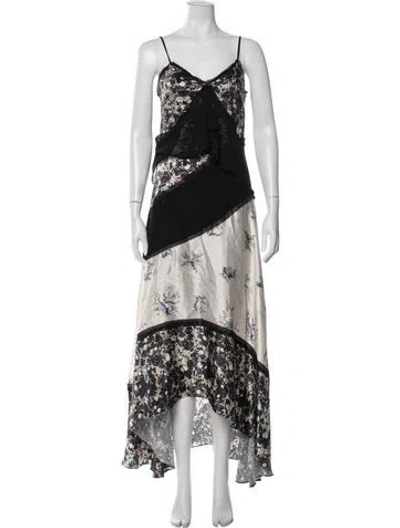 Pre-owned Grey By Jason Wu Silk Long Dress W/ Tags