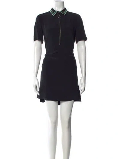 Pre-owned Grey By Jason Wu Silk Mini Dress In Black