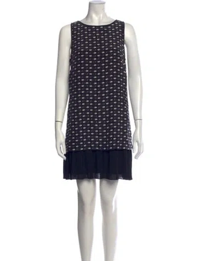 Pre-owned Grey By Jason Wu Silk Mini Dress In Blue