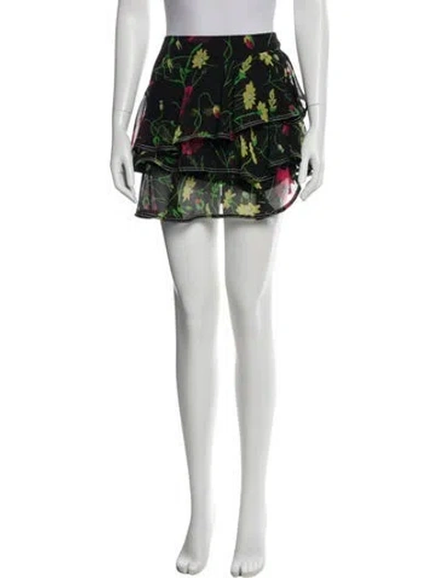 Pre-owned Grey By Jason Wu Silk Mini Skirt In Black