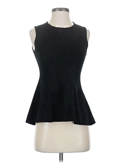 Pre-owned Grey By Jason Wu Sleeveless Top Black Halter Neckline Tops