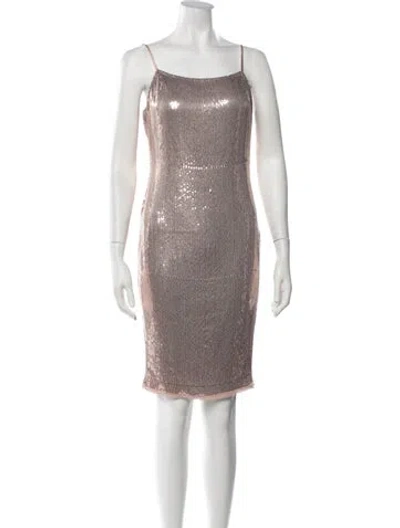 Pre-owned Grey By Jason Wu Square Neckline Mini Dress In Pink