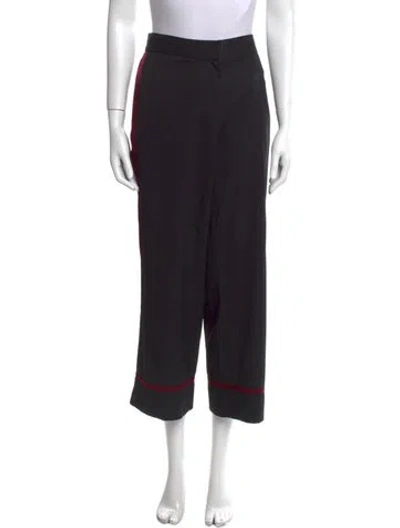 Pre-owned Grey By Jason Wu Wide Leg Pants In Black