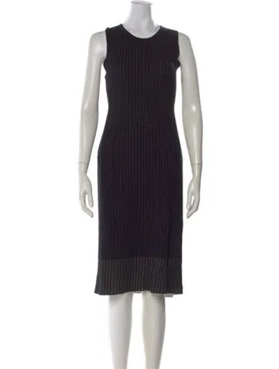 Pre-owned Grey By Jason Wu Wool Knee-length Dress In Black