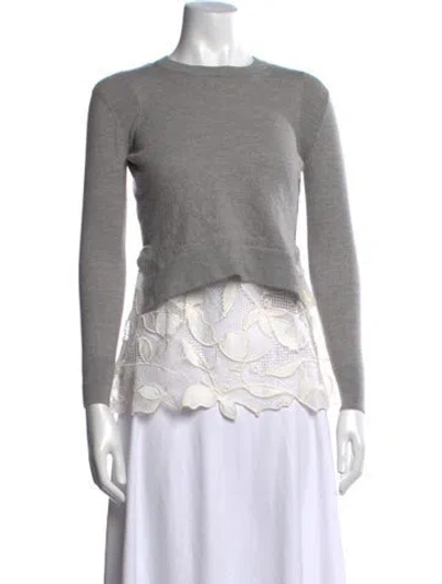 Pre-owned Grey By Jason Wu Wool Long Dress In Grey