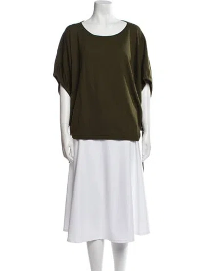 Pre-owned Grey By Jason Wu Wool Scoop Neck T-shirt In Neutral