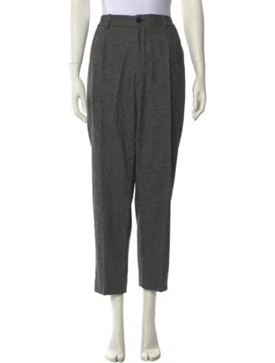 Pre-owned Grey By Jason Wu Wool Straight Leg Pants In Gray